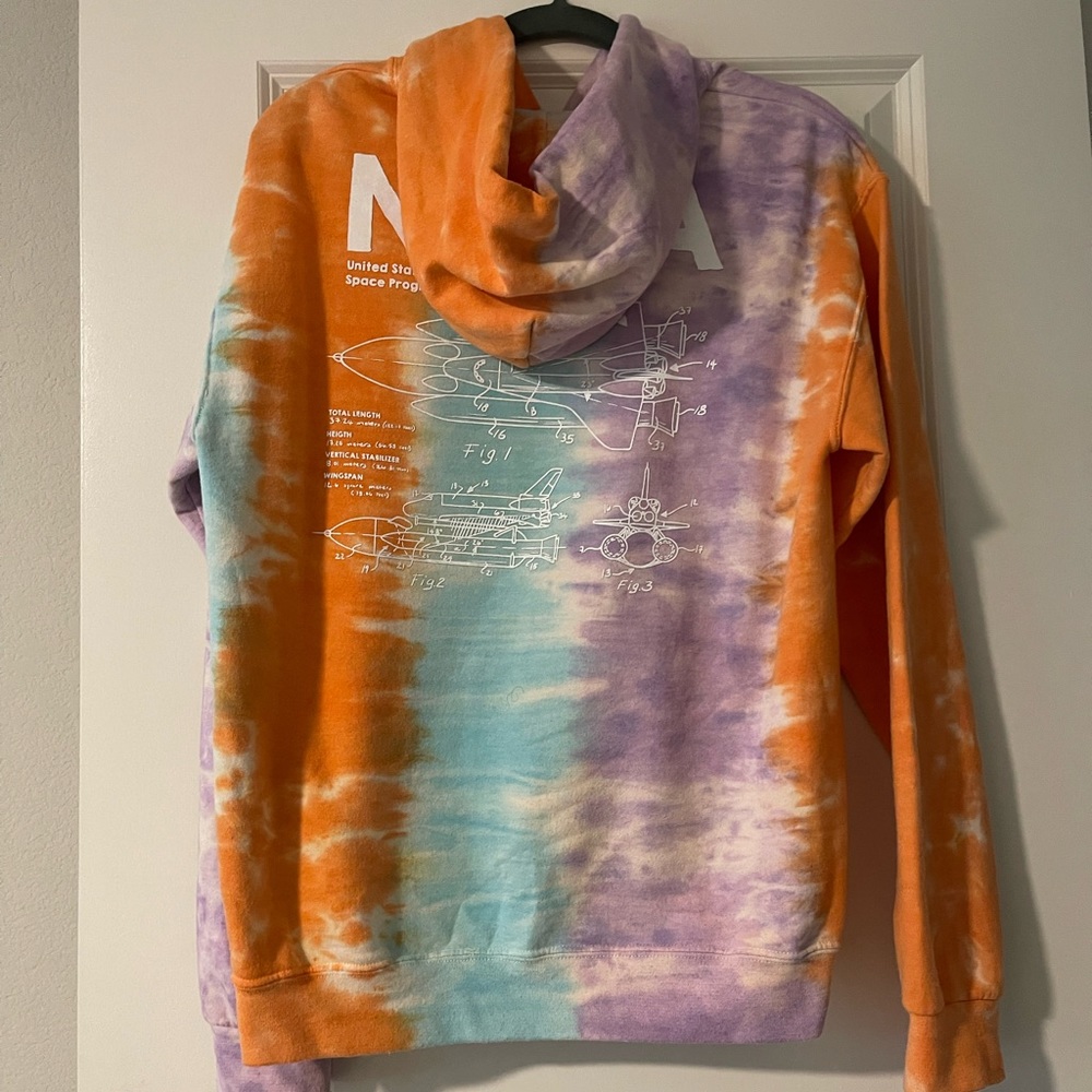 NASA tye dye hoodie 🚀 - Picture 3 of 6